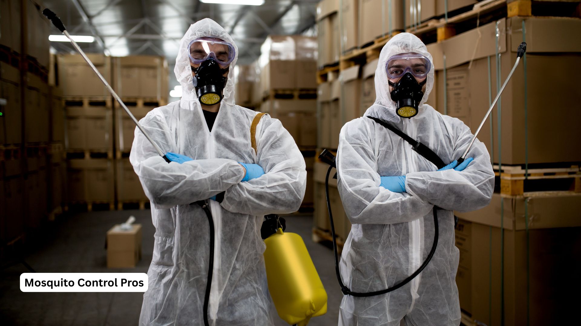 Professional mosquito control process demonstration